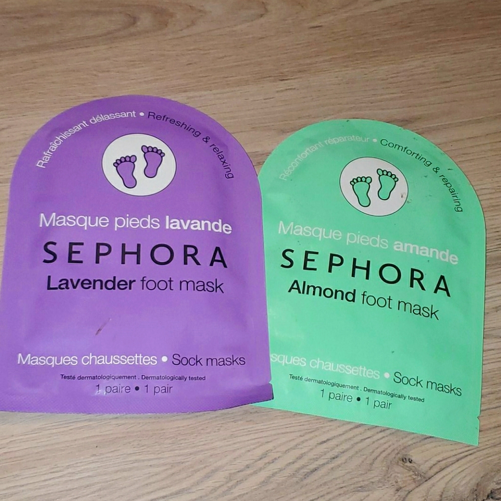 Sephoras lavender foot mask (2×)